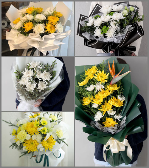 湖北孝感市安陆市开发区雷庵社区白事花束代送